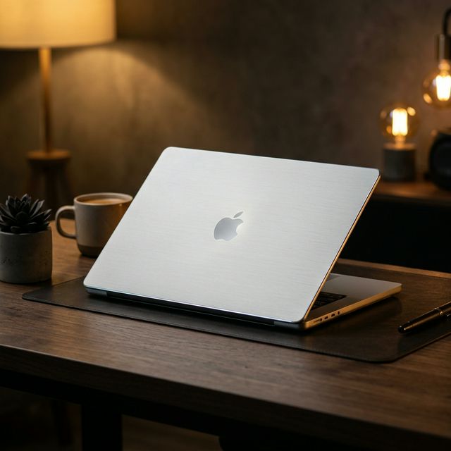 Premium silver laptop — Latest electronics
