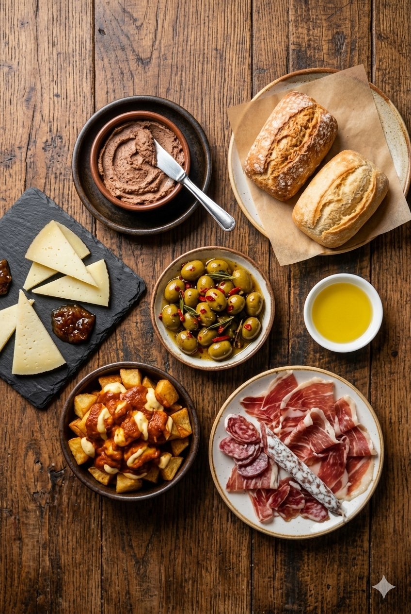 Curated food and snacks